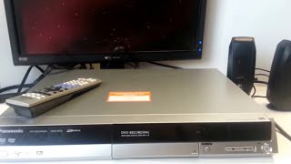 Panasonic DMRES10 DVD Recorder Player wRemote amp DVDs Tested DVDRAM TV Tuner Ebay Showcase Sold [upl. by Etselec]