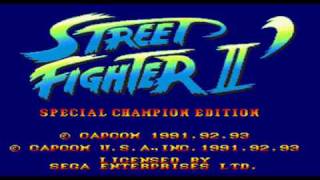 SEGA Street Fighter II SCE Music  Guile Stage [upl. by Cottrell]