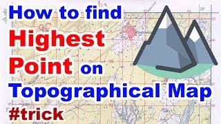 How to find Highest Point in a Toposheet  ICSE Geography [upl. by Adnoyek]