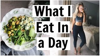 What I Eat in a Day  Staying FULL During a Calorie Deficit [upl. by Atisusej66]