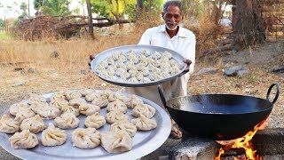 Veg Momos recipe  Steamed Vegetable Momos  Vegetable Dim Sum By Our Grandpa [upl. by Gottfried]