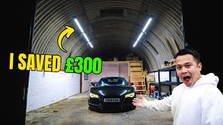 Cheap LED Light Garage Upgrade Dream Garage Build [upl. by Guria953]