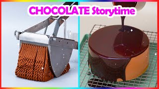 🍫 Chocolate Storytime 🌈 Story With Satisfying Chocolate Cake Decorating Idea [upl. by Nylecsoj]