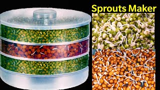 Sprouts Maker Complete review and How to Use step by step process  Must have item for good diet [upl. by Stew]