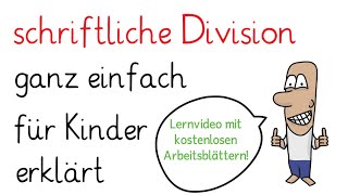 Schriftlich Dividieren  4 Klasse [upl. by Stanislas464]