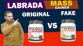 Labrada Muscle Mass Gainer  Fake Labrada Muscle Mass Gainer  Original vs Fake Labrada mass gainer [upl. by Carpio]