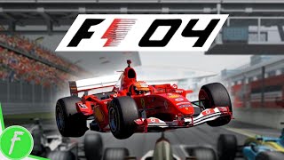 F1 2004 Ferrari Silverstone Gameplay HD PS2  NO COMMENTARY [upl. by Prestige]