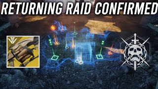 Destiny 2 Lightfall Returning Raid LEAKED Scourge Of The Past [upl. by Aniloj137]