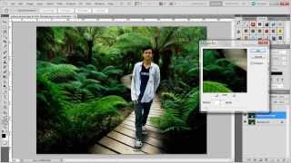 Tutorial Photoshop  Mengganti Background Dengan Cepat dan Mudah [upl. by Pierrette]