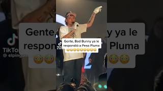 respuesta de bad bunny x tiradera de peso pluma pesopluma badbunny ct mexico corridostumbados [upl. by Meehsar]