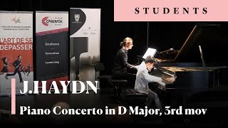 J Haydn Piano Concerto in D Major 3rd mov [upl. by Matthaeus]