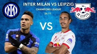 MI PREDICCIÓN DEL INTER DE MILÁN VS LEIPZIG  TIPCARLITOS [upl. by Schonthal]