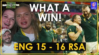 BOKS break ENGLAND hearts AGAIN  SOUTH AFRICA vs ENGLAND  Springbok Fans React [upl. by Ytomit]