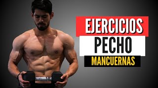 LOS MEJORES EJERCICIOS PARA PECHO CON MANCUERNAS [upl. by Braeunig453]