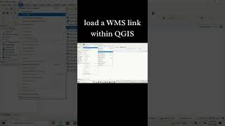 Load a WMS link within QGIS [upl. by Ahsiele511]