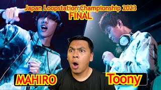 MAHIRO vs Toony  Japan Loopstation Championship 2023  FINAL  CIRCUS TOKYO  Reaction [upl. by Norven]