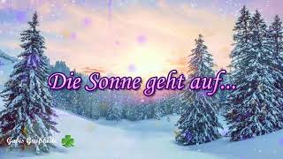 Guten Morgen ❄️ 💗 Gruß Video zum kostenlosen Versenden WhatsApp Grüße [upl. by Janeva]