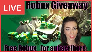 ROBLOX LIVE 🔴 Robux Giveaway Live  ROBLOX GIVEAWAY  Robux Giveaway Live [upl. by Stavros]