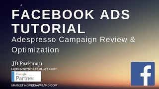 Effective Facebook Ads for Beginners  Adespresso Review amp Training [upl. by Nalced]