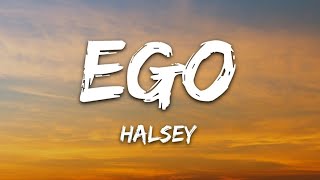 Ego  Halsey lyrics ego halsey newmusic song songlyrics music justinbieber musicgenre [upl. by Yedsnil]