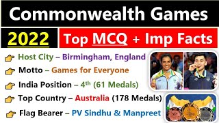 Commonwealth Games 2022 Current Affairs 2022 Commonwealth Games Winners List Commonwealth Games Gk [upl. by Sivam]