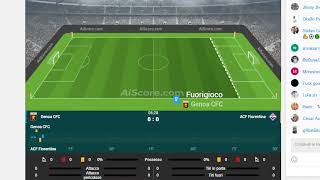 Genoa  Fiorentina live broadcast 🔴 with detailed visual and text effects 2024 [upl. by Vladamir]