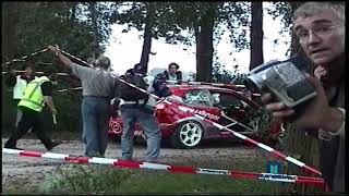 Rally Retro Report Afl 1862 Crash Erik Wevers Golden Tulip Rally 2002 Stage 1 [upl. by Aihsia]