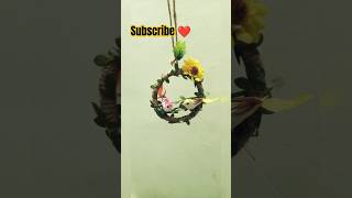 Balcony decor craft from waste jutecraft craft bestoutofwaste shorts viralvideo craftsvilla [upl. by Afatsum8]