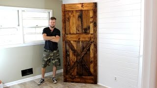 The 40 Barn Door  Easy DIY Project [upl. by Oakes813]