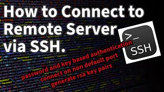 Connect to Remote Linux Server with SSH  Stepbystep Guide [upl. by Ube577]