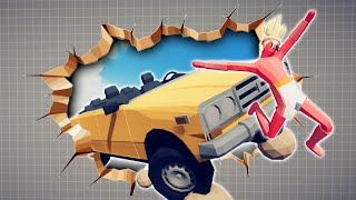 CAR PUSHING EVERY UNIT TO THE WALL  TABS  Totally Accurate Battle Simulator [upl. by Anneuq]