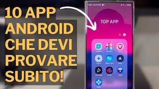 10 TOP APP ANDROID DA PROVARE ALMENO UNA VOLTA Migliori Applicazioni Android  Febbraio 2024 [upl. by Seek]