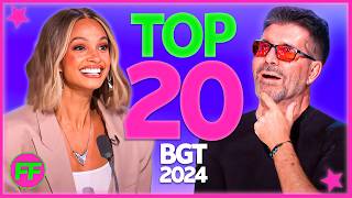 TOP 20 Auditions On Britains Got Talent 2024 🇬🇧✨ [upl. by Devonne179]