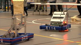 Vincennes University holds first ever high school robotics scrimmage [upl. by Zetnauq897]