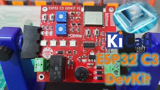 Proyecto PCB ESP32 C3 DEVKit V1  Kicad [upl. by Lexie]