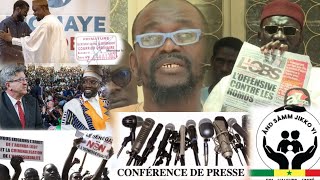 Conférence de presse bu Ànd Sàmm Jikko yi ginnaaw biñ jébbalée Pr Diomaye ak Pm Sonko mémorandum [upl. by Dorehs]