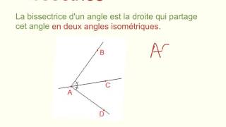 Bissectrice et médiatrice [upl. by Patterman488]