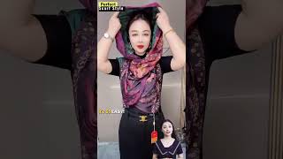 Girls Scarf Wearing Tips New dupatta style 2024 shorts fashion tie shoesinsider [upl. by Nered]