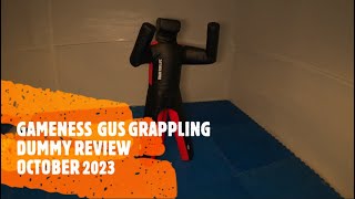 GAMENESS GUS GRAPPLING DUMMY REVIEW OCTOBER 2023 [upl. by Sapowith]