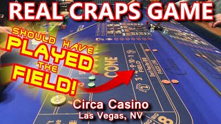 NICE LONG ROLL  Live Craps Game 56  Circa Casino Las Vegas NV  Inside the Casino [upl. by Airdnola]