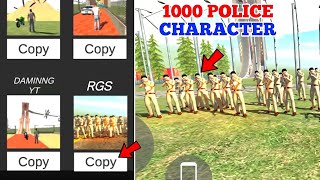 New 1000 Police Character Mode in Indian Bike Driving 3D Plugin Update 🤯🔥 Harsh in Game [upl. by Arny]