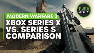 Modern Warfare 3 Xbox Series X vs Series S Gameplay Comparison [upl. by Akimert]