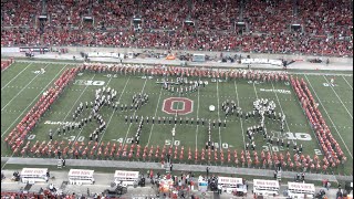 Halftime The Ohio State University Marching Band  Run Forrest Run 9724 [upl. by Cullan]