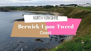 Berwick Upon Tweed Coast  amazing coast in Northumberland  natural sound and beach with cliffs [upl. by Brew826]