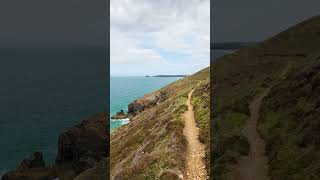 perranporth Cliff path with perranporth beach in distance 👍☀️👍 [upl. by Soilisav]