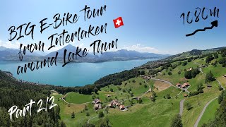 BIG EBike tour around Lake Thun  Part 2 Thun to Interlaken via Beatenberg 🇨🇭🚲 Canyon GrailON CF 8 [upl. by Gwenny222]