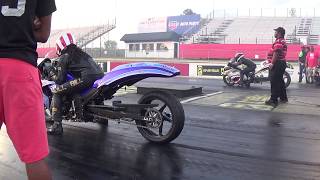 HEARTLESS zx14 vs BAD NEWS Suzuki Hayabusa grudge bikes testing Nhdro 2018 [upl. by Enidanreb]