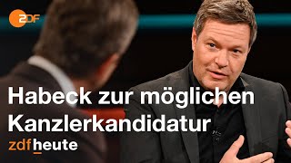 Robert Habeck zur möglichen Kanzlerkandidatur  Markus Lanz vom 24 November 2020 [upl. by Ahsille46]