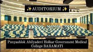 AUDITORIUM OF Government Medical College BARAMATI ✨ [upl. by Dahs]