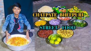 Chatpate Ka Full Recipe 🤤  Bhelpuri Recipe  The Villager Bishal [upl. by Aihsilat656]